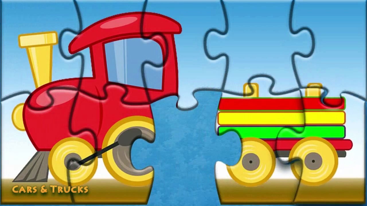 Trains for kids - Videos for children - Learn transport - Cars and trucks for kids