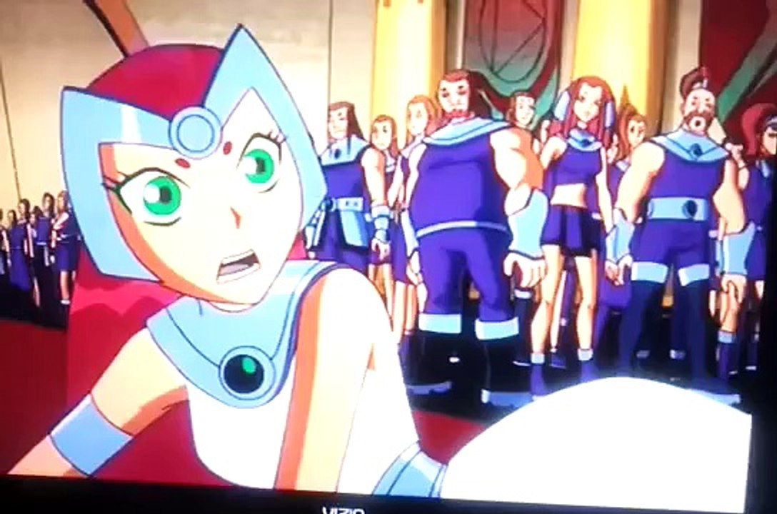 Cat fights on Teen Titans: episode 1