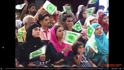 Army Public School- Attack Victim School Teacher Crying And Singing Nicel Milli Naghma In Live show-Video