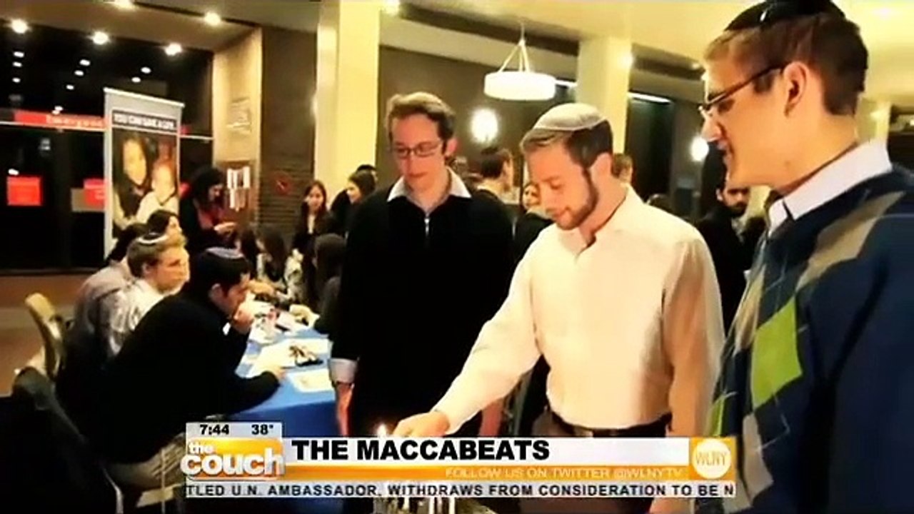 The Maccabeats Perform On CBS "Live from the Couch" Morning Show