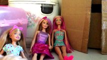 Ballerina school with Barbie, Cinderella , Mackenzie , and Balla  ( Barbie dolls