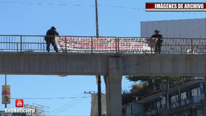 Los Zetas celebran caída de "El Chapo Guzmán" en narcomantas