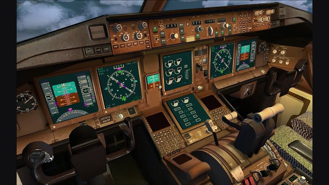 Boeing 777-300ER landing at Dakar Airport