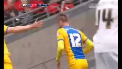 GOOOOOOAL Paul Gallagher 0-1 Milton Keynes Dons vc Preston ENGLAND Championship