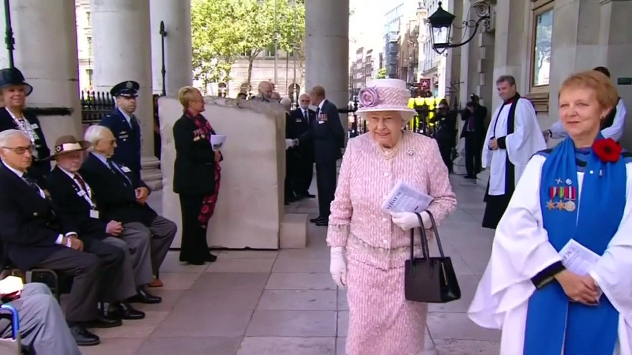 The Queen attends VJ Day memorial
