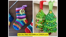 how to crochet a christmas tree crochet christmas stocking tutorial christmas crochet decorations