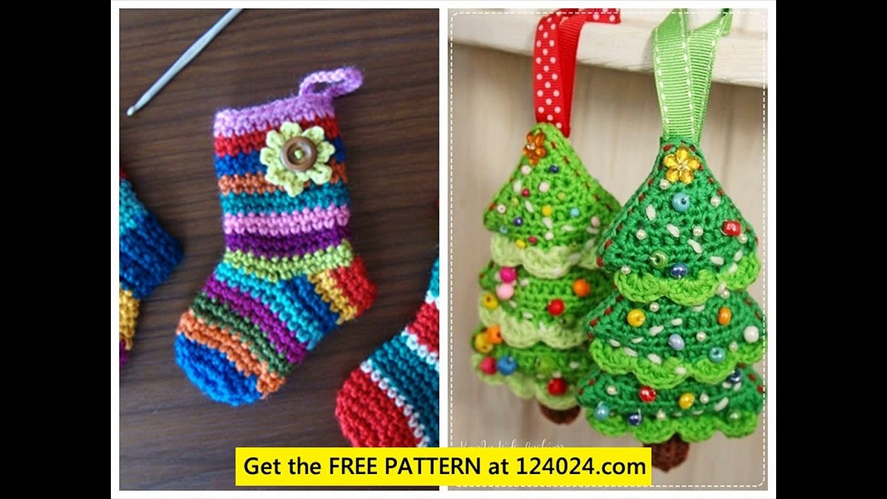 how to crochet a christmas tree crochet christmas stocking tutorial christmas crochet decorations
