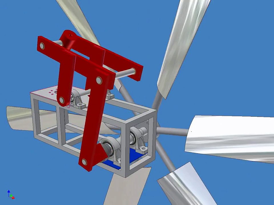 autodesk Inventor wind turbine water pump windmill video Dailymotion