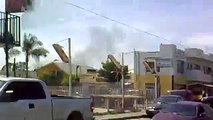 BOMBEROS ENSENADA incendio en zona centro u#60 valle dorado turno b