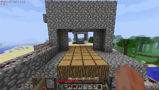 Tutorial Minecraft Piston Drawbridge Beta 1 8 1