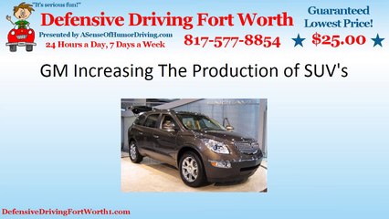 Increasing The Production of SUV's