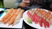 Dhirty SLAMS $300 / 55 Pieces of Nigiri Sushi in 3 MINUTES!!! SUSHI EATING CHALLENGE!!!