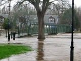 Irvine, Ayrshire, Scotland: Flooded River Irvine (22.12.2014)
