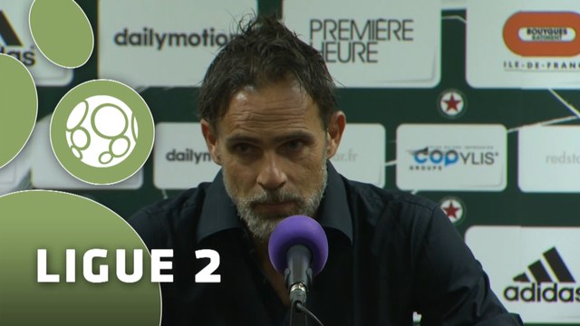 Conférence de presse Red Star F.C - Tours FC (1-1) : Rui ALMEIDA (RED) - Marco SIMONE (TOURS) - 2015/2016