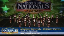 McMaster Cheerleading - Nationals at CANAM 2015