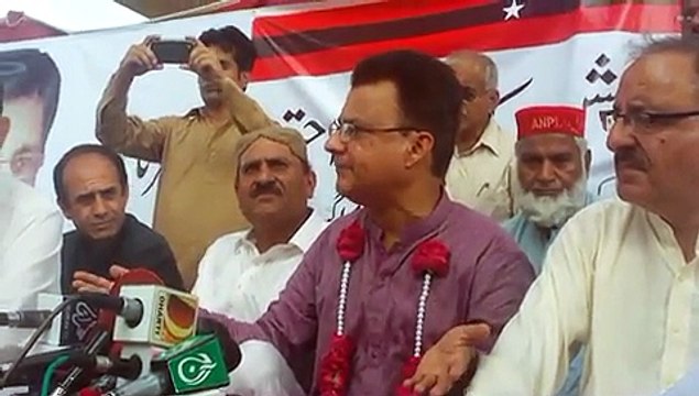 Clifton Karachi 2 Days Dharna- Ayaz Latif Palijo media briefing Day 2 on 15 august 2015