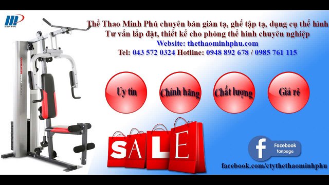 Cửa hàng bán giàn tạ đa năng, ghế tập tạ chính hãng, uy tín, giá rẻ tại Hà Nội