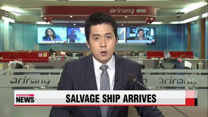 Salvage ships arrive at site of sunken Sewol-ho ferry