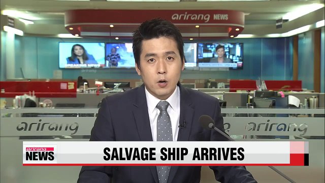 Salvage ships arrive at site of sunken Sewol-ho ferry