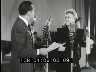 Bob Hope Betty Hutton Lana Turner and Judy Garland Command Performance World War II