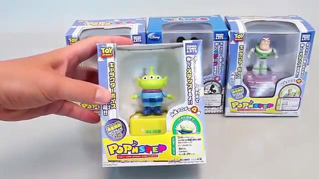 Tomy Disney Pop n Step Melody Music Box Toy story, Mic