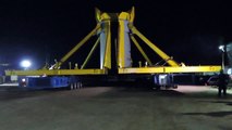 Bok Seng Heavy Haulage Night Operation - Module Shifting