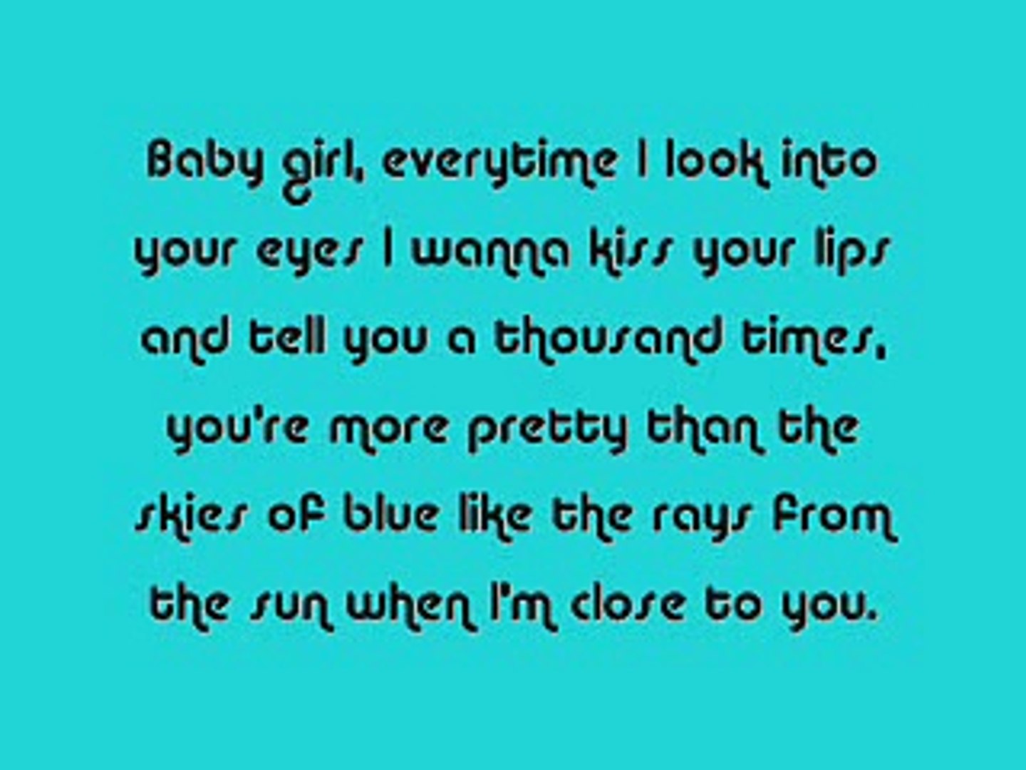 Mc Magic Girl I Love You Lyrics Video Dailymotion