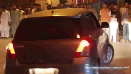 Drifting Cars In Rawalpindi On Independence Day - Pakistan