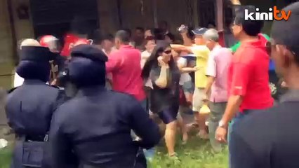 PSM on Kg Hakka demolition: Police kicked and stepped on us