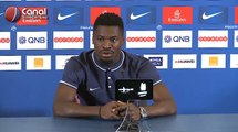 PSG / Gazélec - La conférence de presse de Serge Aurier