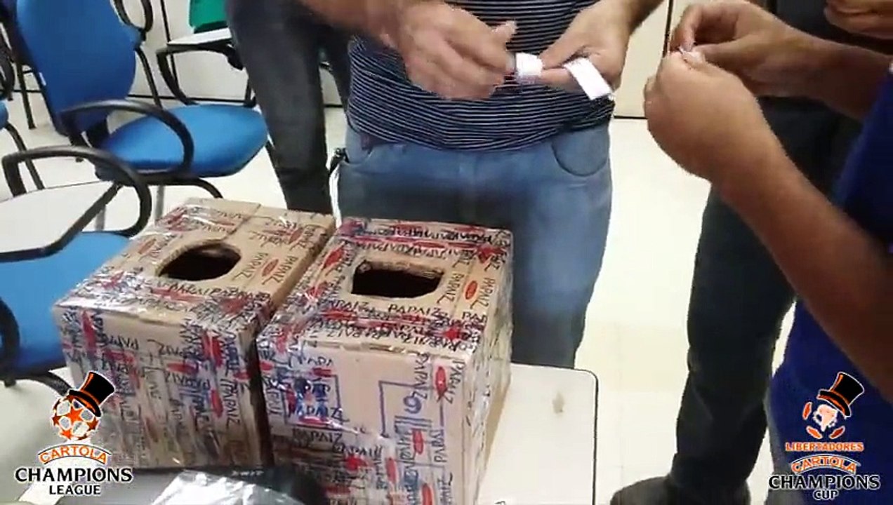 Sorteio Fase de Grupos da Libertadores Cartola Champions Cup.