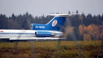 Tupolev Tu-154 and Boeing 737 Belavia. Minsk-2 airport.