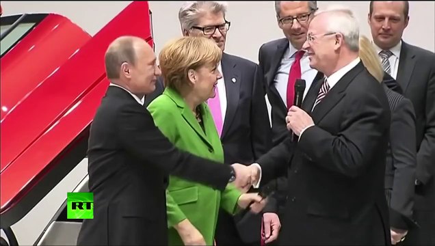 Реакция охраны Путина !