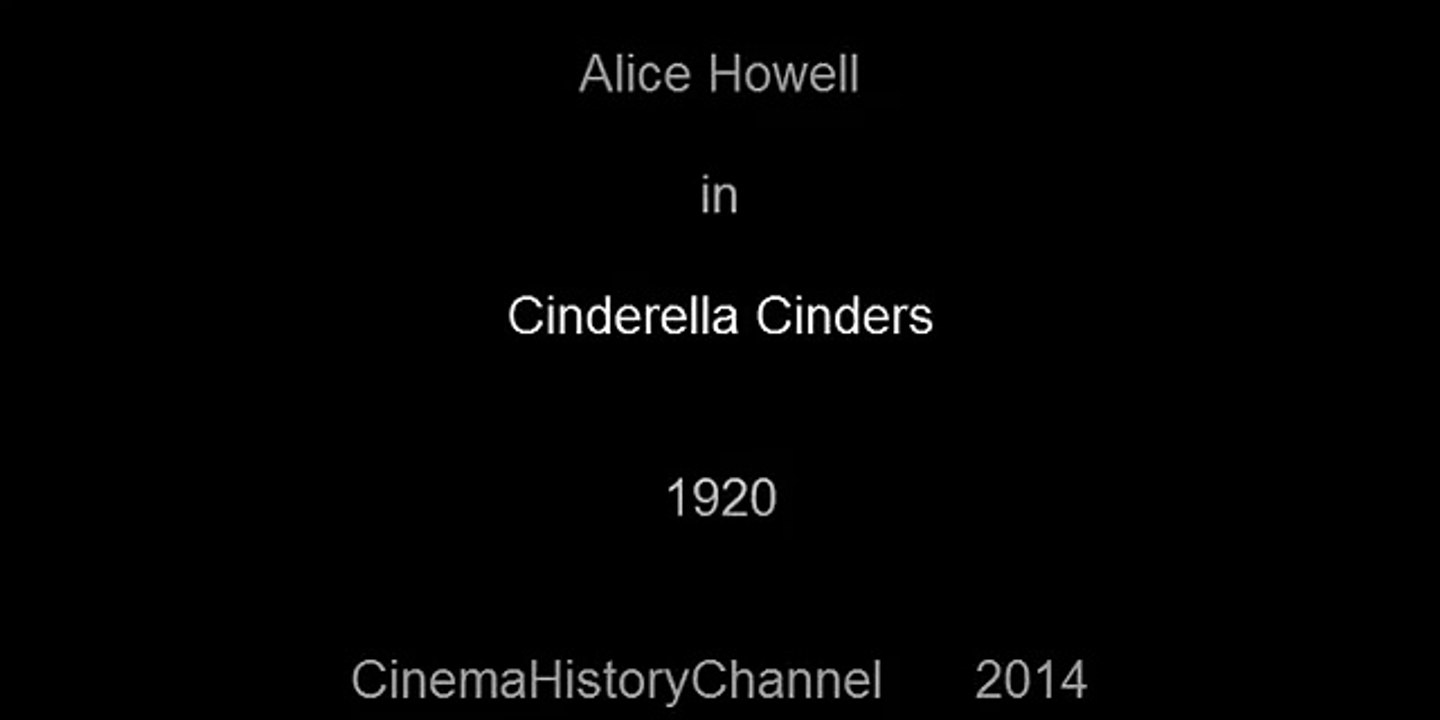 Cinderella Cinders-1920-Alice Howell, the great comedienne-An amazing face,a fine silent comedy film