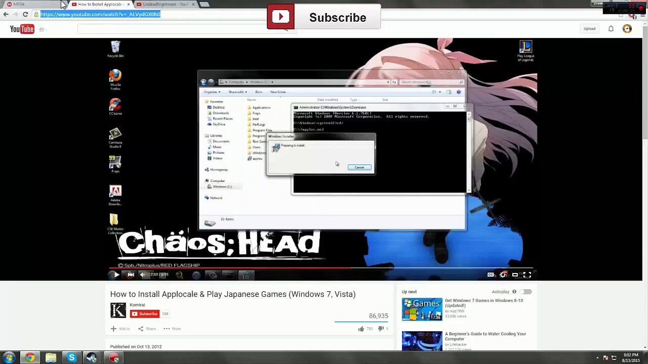 How To Install Japanese Games For Windows 7!!!