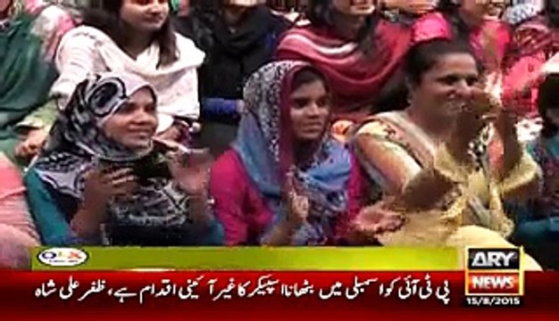 Umer Sharif Show Man On Arynews – 15th August 2015