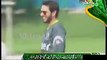 COAS Raheel Sharif hits 4 on Shahid Afridi's bowl in Rawalpindi Cricket ground