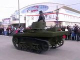 парад военной техники времен ВОВ. 9 мая  2013г