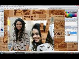 How to put background using Adobe Photoshop 7.0