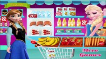 Frozen & Dora Games - Elsa Grocery Store - Dora The Explorer