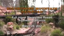 Big Thunder Mountain - Full ride at Disneyland Resort, CA