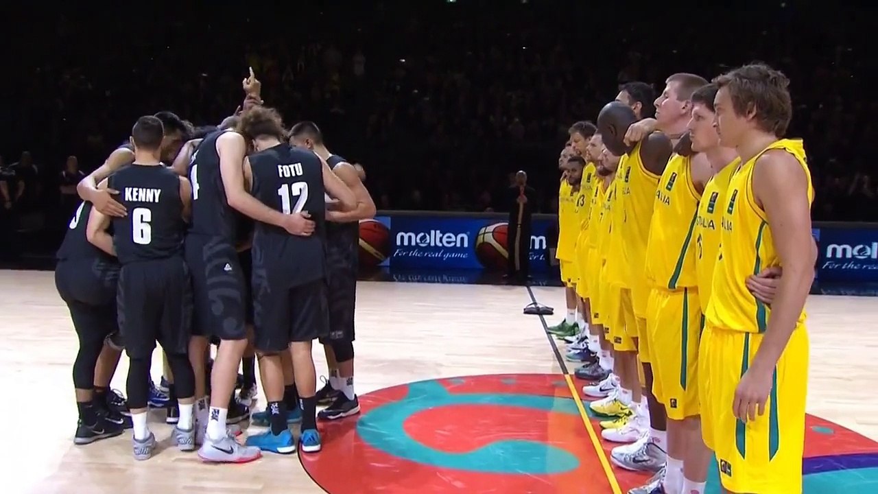 Basket : Haka des Tall Blacks (Nouvelle-Zélande VS Australie)