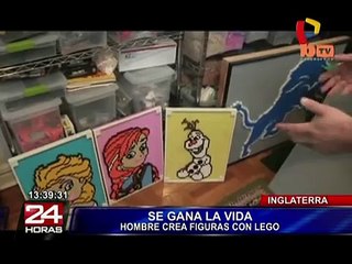 Británico gana 200 mil dólares al año creando figuras con #Lego