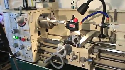 Grizzly G0709 lathe cutting multi start thread