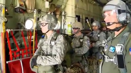 U.S. Army Special Forces Conduct a Training Jump from a C-130