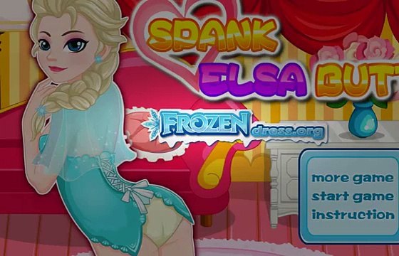Frozen Games 50 Shades Spank Elsa Butt