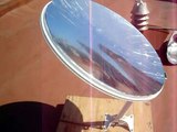 Cocina solar parabolica con antena de direct tv