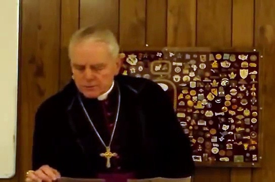 Bishop Williamson conference 12-30-12 "Hunker down"