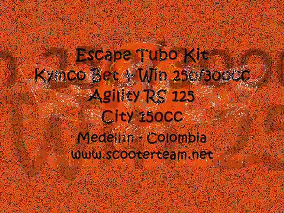 Escape Turbo Kit Kymco Bet & Win 250/300cc - SCOOTER TEAM