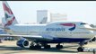 British Airways airplane wing strikes Johannesburg airport building